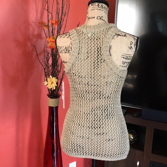 CHORD NETS GOLD TANK TOP “S”🔥🌟🌟 - Picture 2 of 5